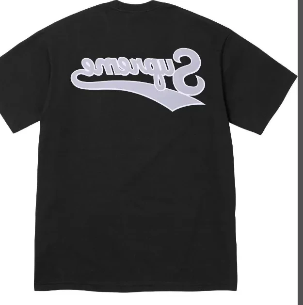 XL SS24 M S Black TEE L White WARDS and BACK 0711